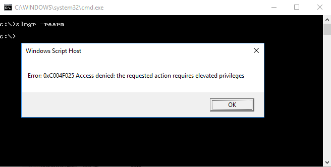 cmd access denied windows 7