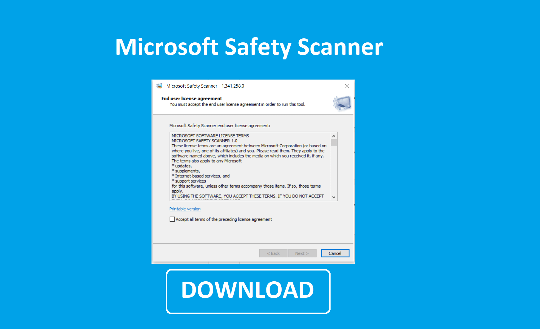 Microsoft Safety Scanner 1.401.771 instal the new version for iphone