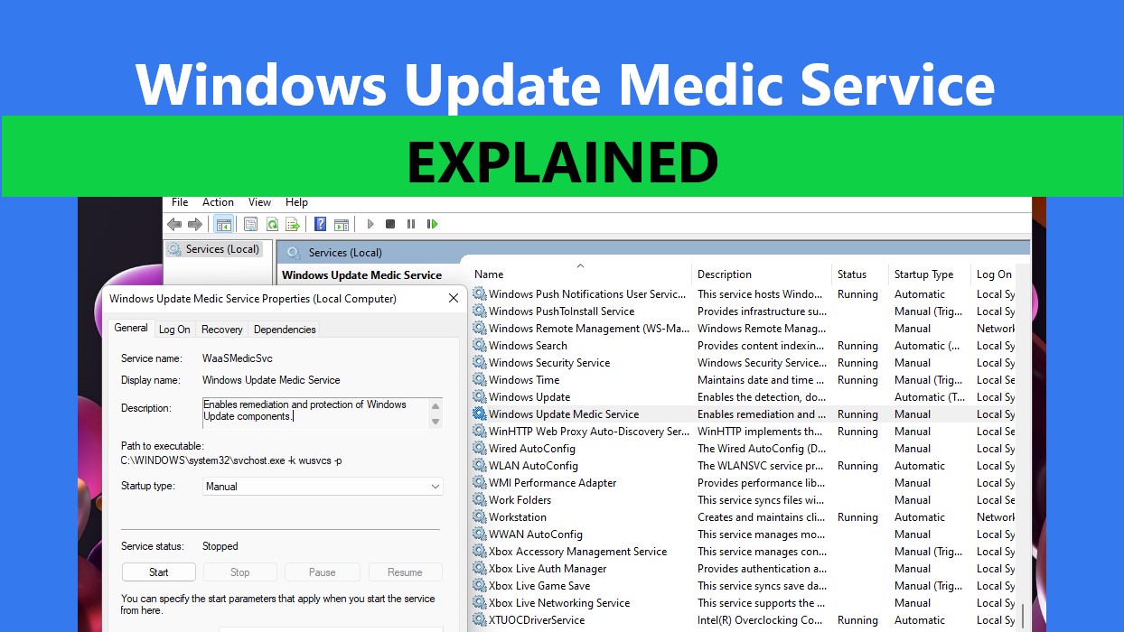 Windows update medic service как отключить